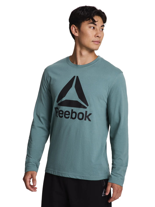Men'S and Big Men'S Core Graphic Long Sleeve Top, Sizes XS-5XL