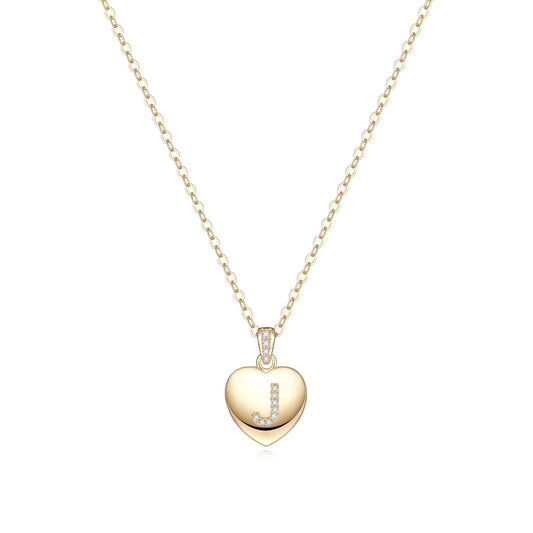 Initial Necklace for Women 14K Gold Plated Cubic Zirconia Letter Pendant Necklace for Women Birthday Christmas Mothers Day Gifts