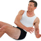 Max Mens Compression Shirt for Chest and Body Shaper Belly Slimming Shapewear Undershirt Tank Top for Men