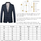 Men'S Suit Coat Business Casual Small Suit Spring and Autumn New Professional Clothes Formal Men'S Top Fashion Plaid Dress