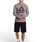 Men'S and Big Men'S Core Graphic Long Sleeve Top, Sizes XS-5XL