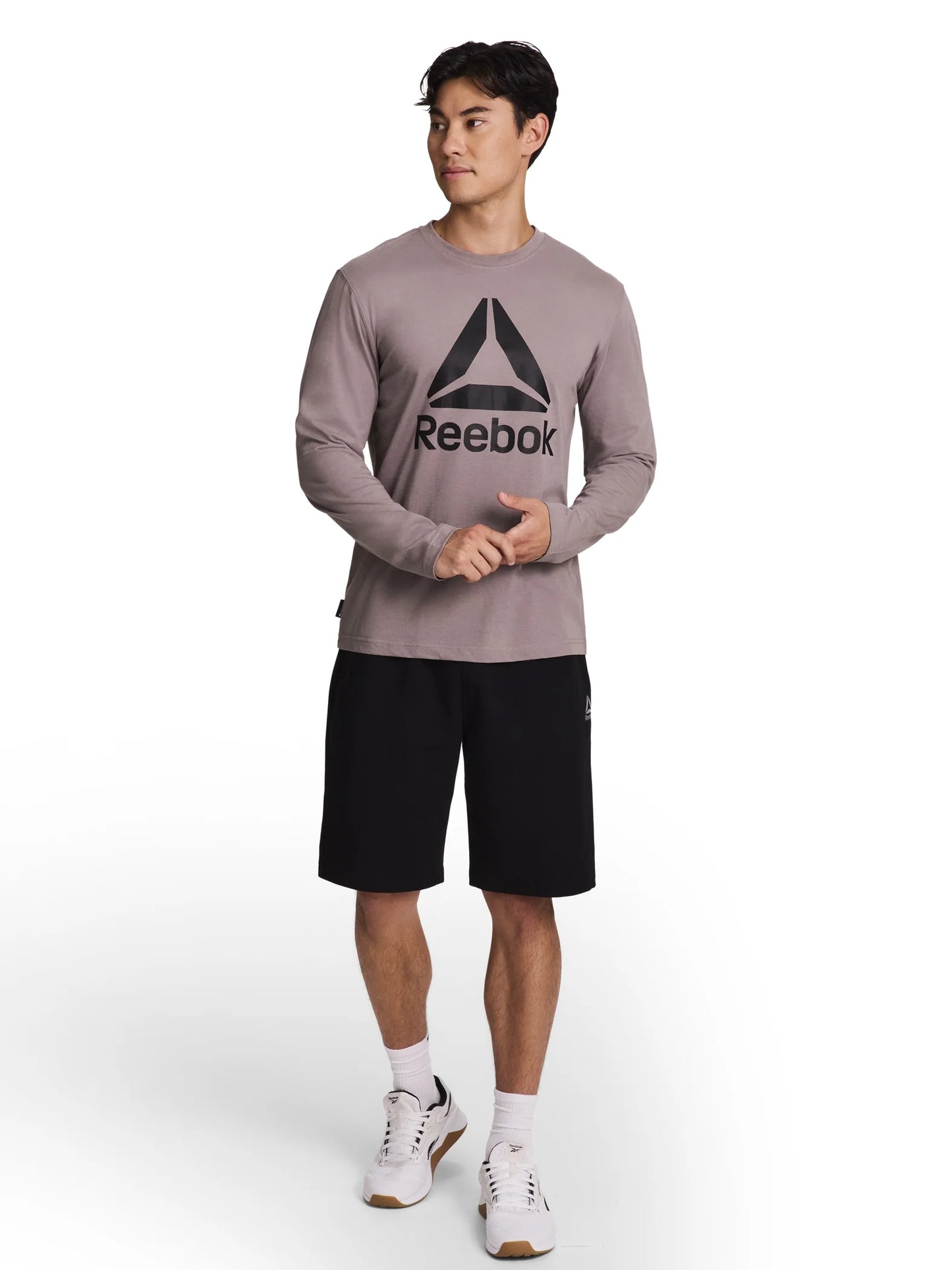 Men'S and Big Men'S Core Graphic Long Sleeve Top, Sizes XS-5XL