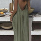 Women'S Solid Color Cami Lounge Dress, Elegant Sleeveless Long Dress for Summer, Ladies Sleepwear for Indoor Wear