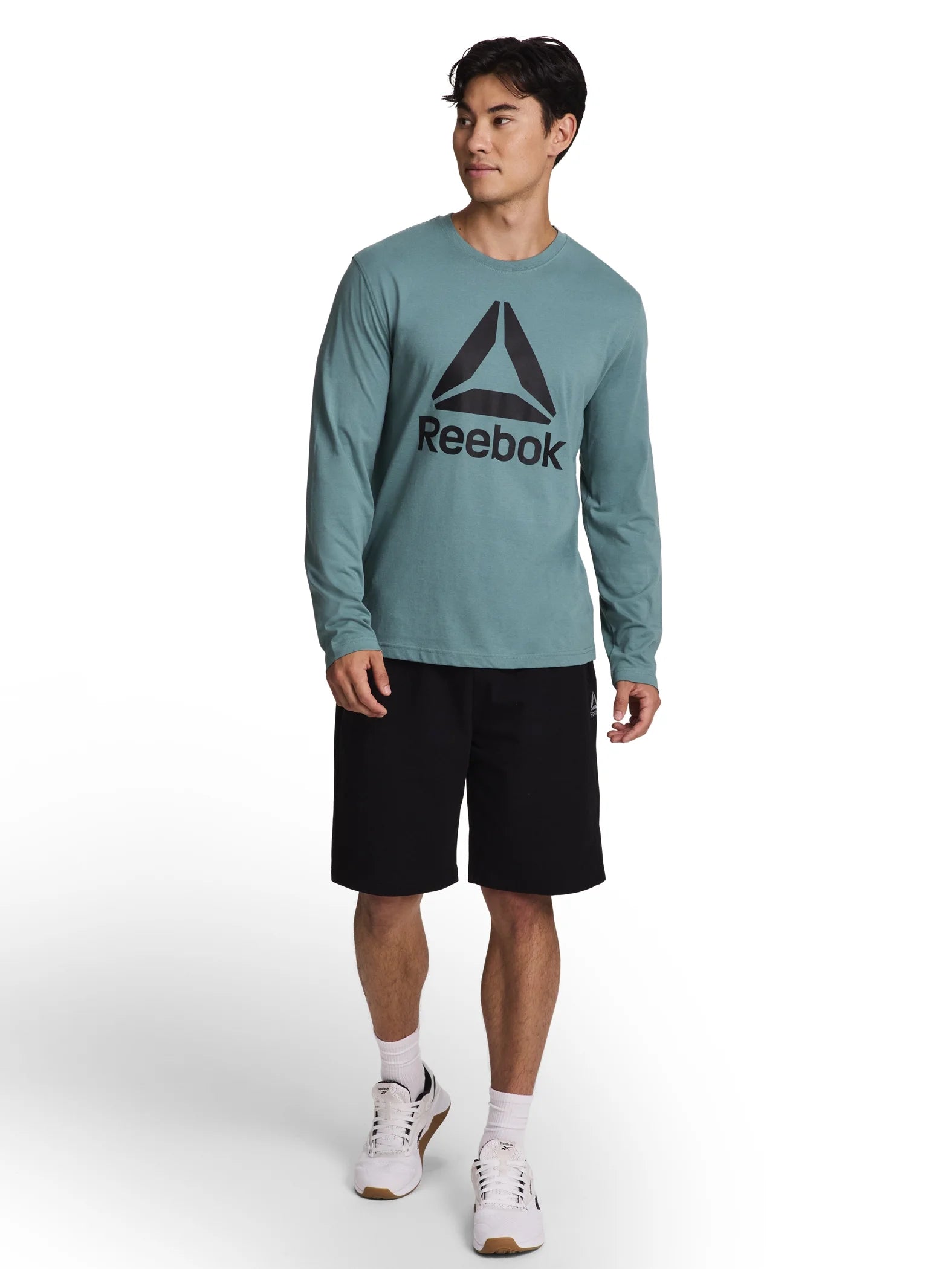 Men'S and Big Men'S Core Graphic Long Sleeve Top, Sizes XS-5XL