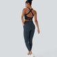 Halara Ultrasculpt High Waisted Scrunch Butt Lifting Tummy Control Pocket Shaping Training Leggings