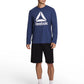 Men'S and Big Men'S Core Graphic Long Sleeve Top, Sizes XS-5XL