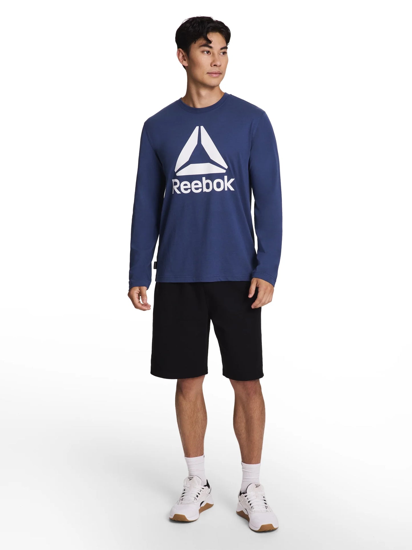 Men'S and Big Men'S Core Graphic Long Sleeve Top, Sizes XS-5XL