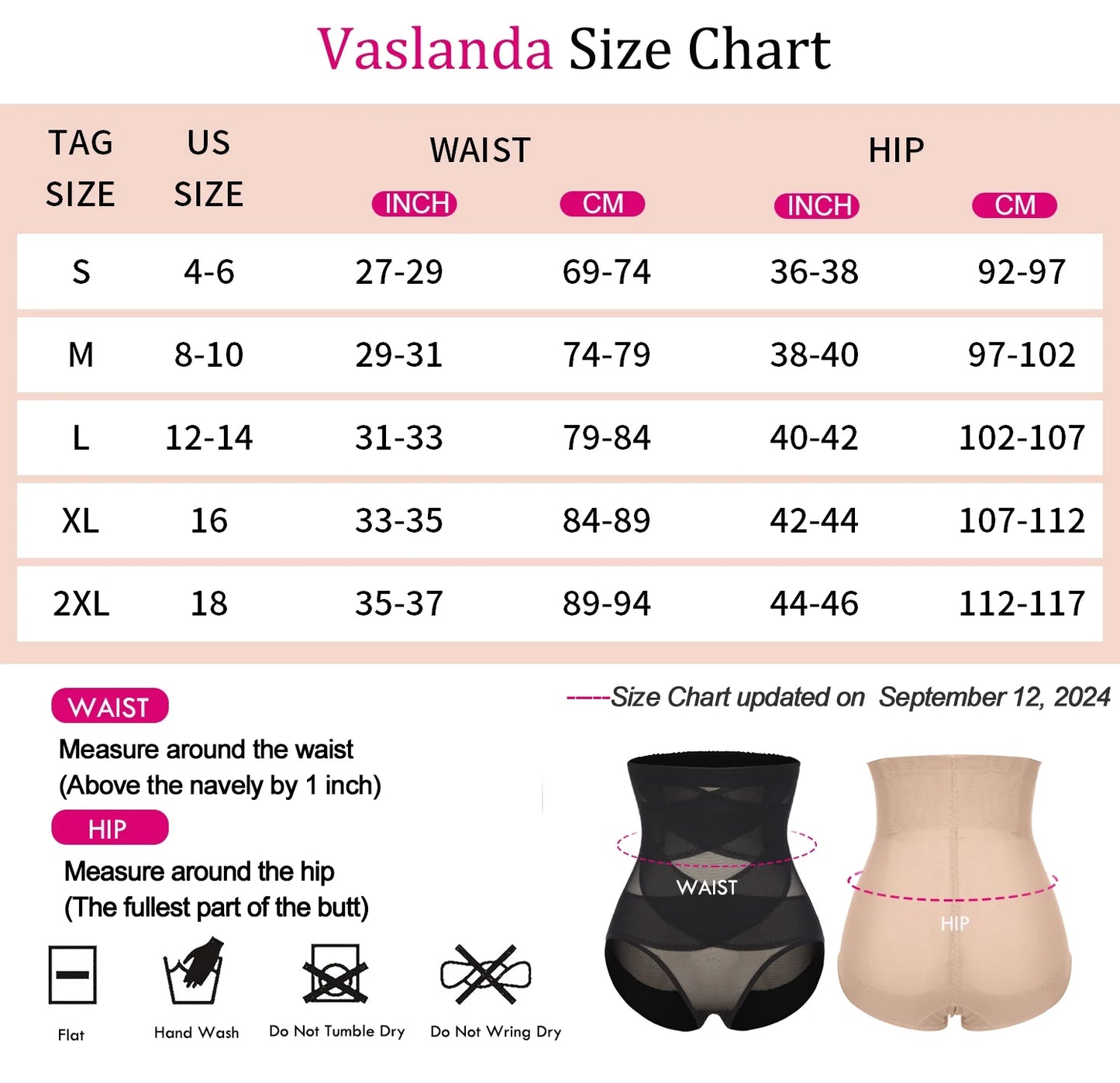 2 Packs Shapewear Tummy Control Underwear for Women High Waisted Girdle Body Shaper Butt Lifting Panties