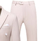 Mens 2 Piece Double Breasted Suit Slim Fit Tuxedo Blazer and Pants plus Size Classic Formal Dinner Suits for Wedding Prom Homecoming