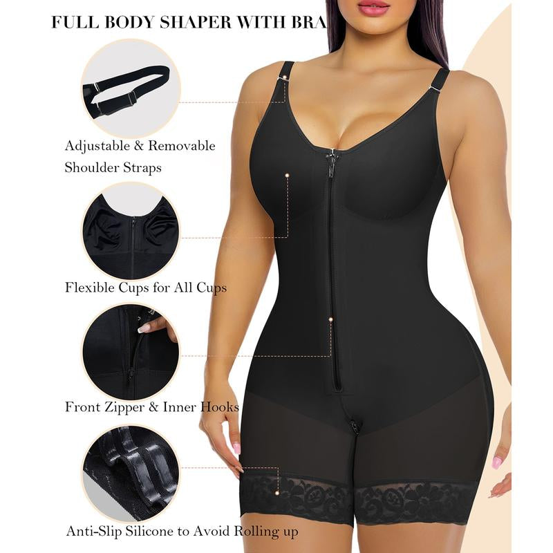 YIANNA UltraSculpt Colombian Faja Bodysuit