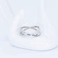 I Am Enough Ring Sterling Silver CZ Ring for Women Girls Size 5-10