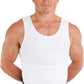 Max Mens Compression Shirt for Chest and Body Shaper Belly Slimming Shapewear Undershirt Tank Top for Men