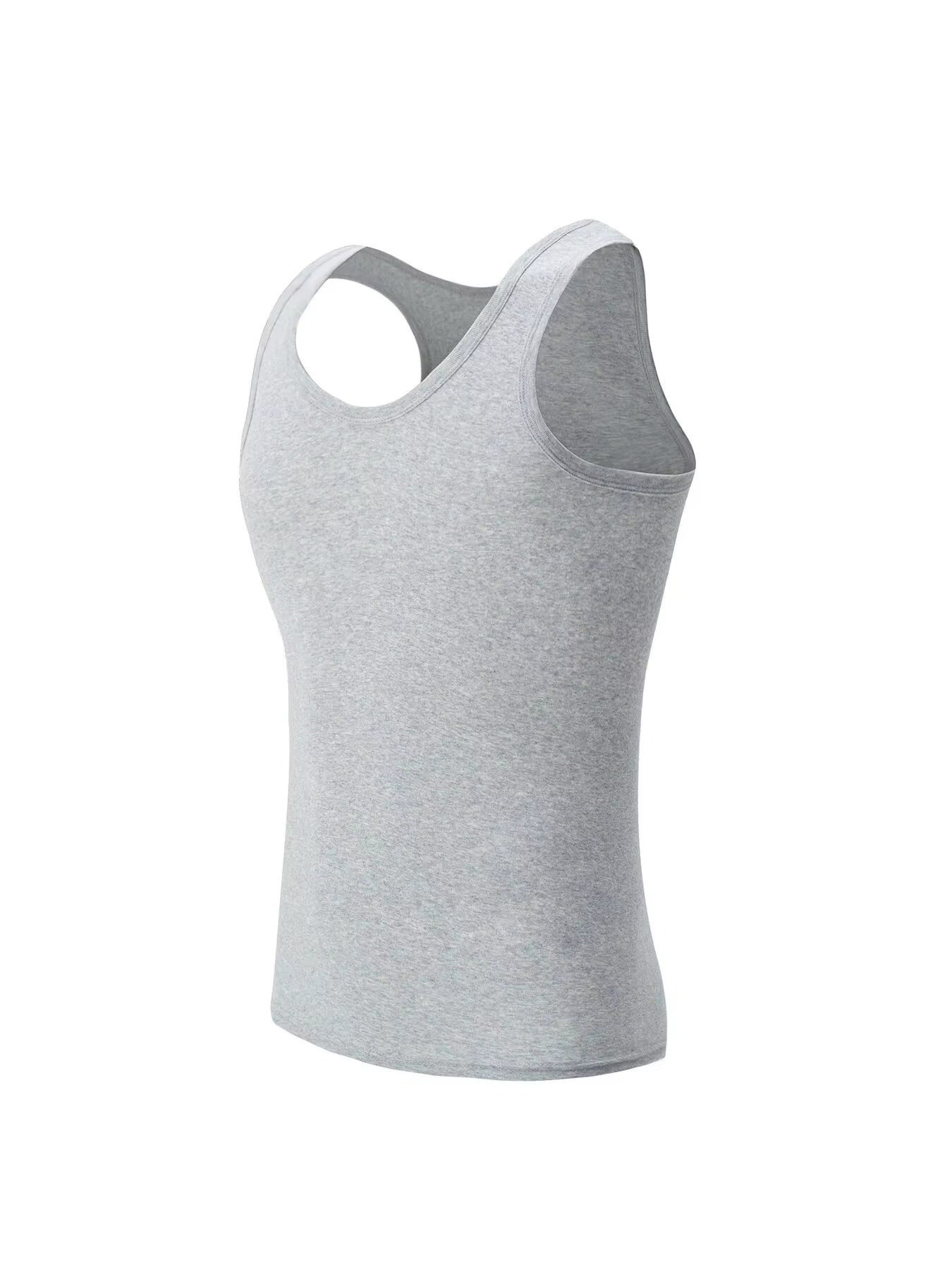 European and American Sizes Cotton MEN'S Vests Young MEN'S Sports Fashion Bottoming Vests Middle-Aged and Old plus Size Vests