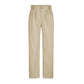 Cotton Linen Pants for Men Pleated Front Trouser Straight Leg Suit Trousers Solid Color Office Trouser Lightweight Linen Pant