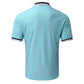Men Polo Male Silk Touch Polo Men Extended T-Shirts(Light Blue,M)