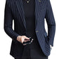 New Men'S Suit Jacket Slim Striped Single-Breasted Suit Business Casual Professional Formal Jacket Banquet Suit Blazer