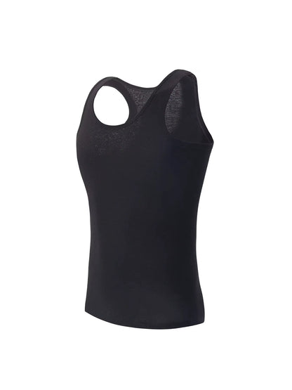 European and American Sizes Cotton MEN'S Vests Young MEN'S Sports Fashion Bottoming Vests Middle-Aged and Old plus Size Vests