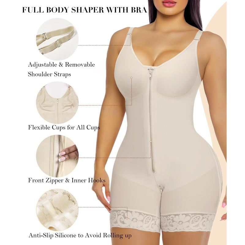 YIANNA UltraSculpt Colombian Faja Bodysuit