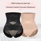 2 Packs Shapewear Tummy Control Underwear for Women High Waisted Girdle Body Shaper Butt Lifting Panties