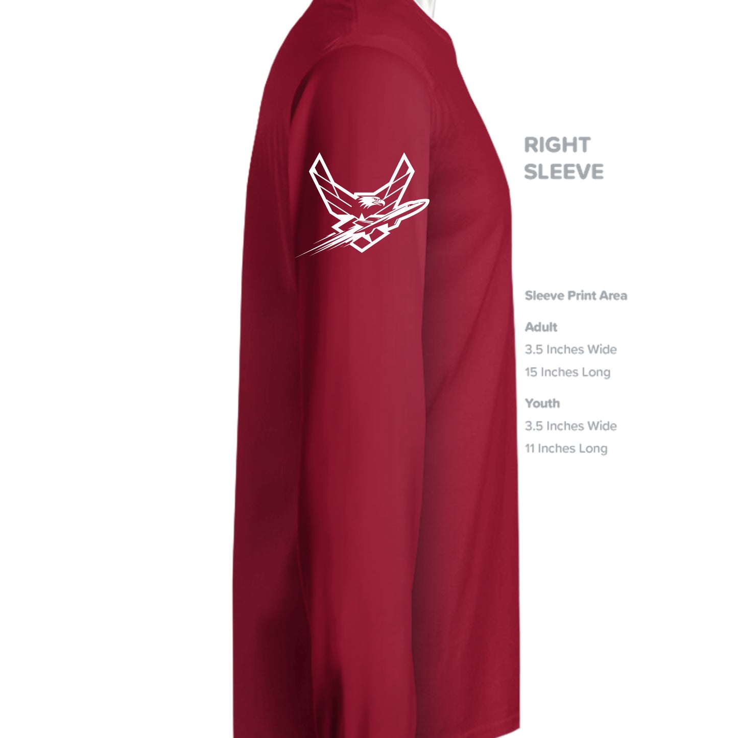 CARDINAL RED - G180 - SLEEVE_RIGHT